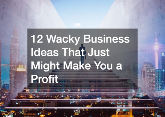 12 Wacky Business Ideas That Just Might Make You a Profit